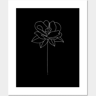 Minimal Magnolia Posters and Art